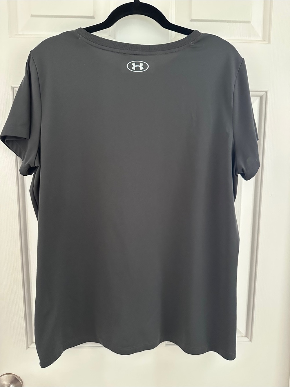 Under Armour Black Tee with Neon Yellow-Green Logo - Picture 4 of 5